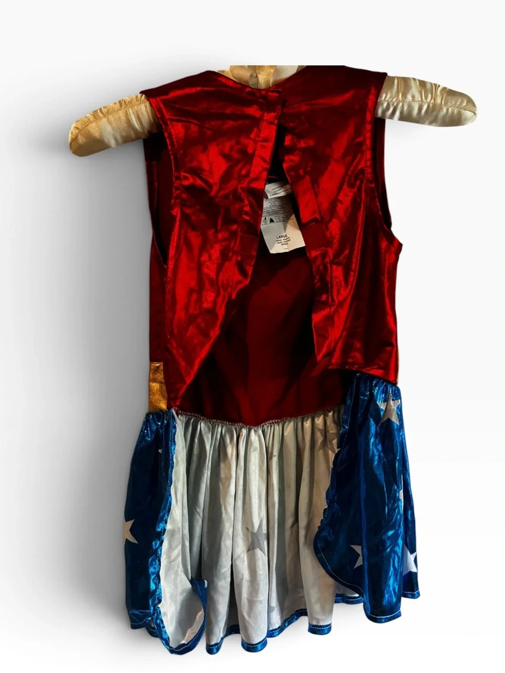 Rubies DC Dog/Cat Wonder Woman Costume Red, Gold & Blue Superhero Pet Costume